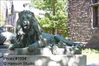 St. Johnsbury, VT - Lion at Fairbanks Museum